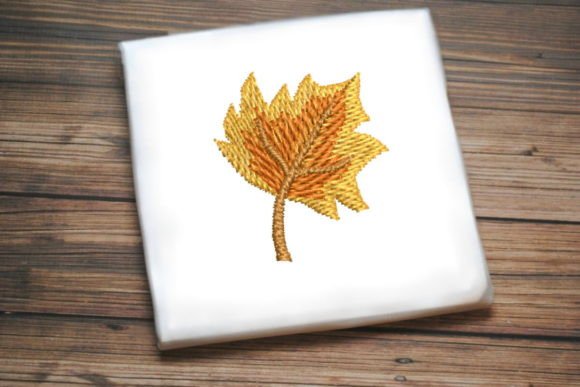 Beautiful Autumn Leaf: A Thoughtful Embroidery Gift Design