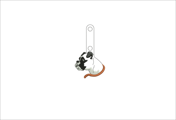 Bulldog Key Fob: A Smart Embroidery Asset for Small Business Brands