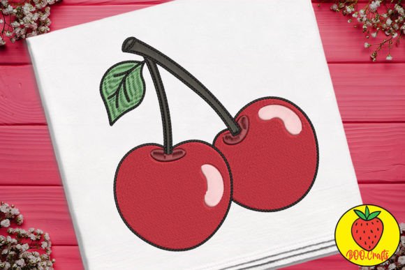 Cute Cherry Embroidery Design Review