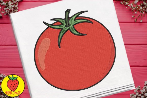 Cute Red Tomato Embroidery Design Review