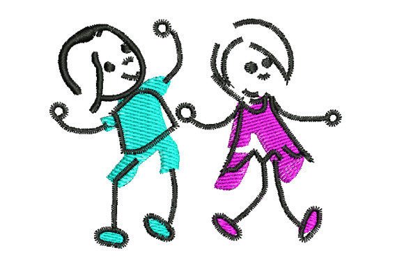 Dancing Couple: A Craft Fair-Ready Embroidery Design