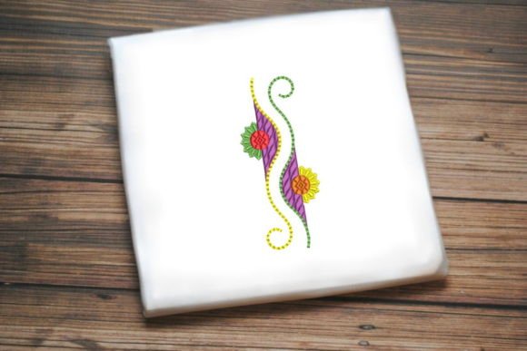 Multicolored Flower Border