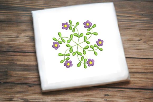 Purple Flower Ring: A Thoughtful Embroidery Choice for Personalized Gifts