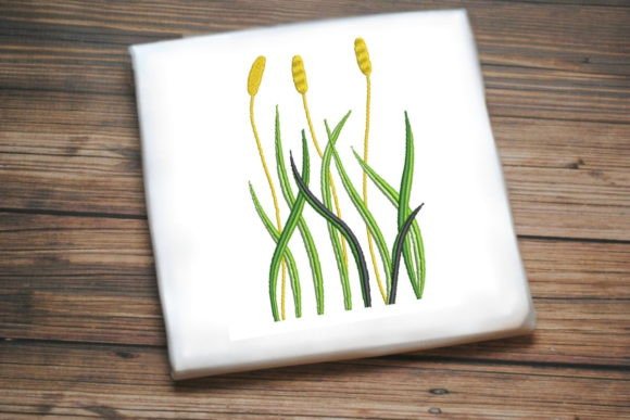 Yellow Flowers Twigs: A Seasonal Embroidery Gem
